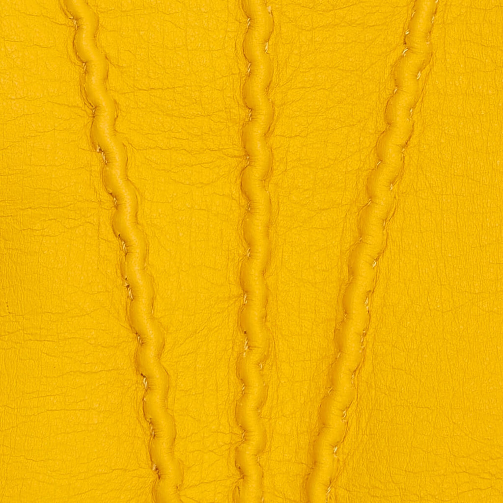 Matteo (yellow) - Italian gloves made of American deerskin leather with cashmere lining