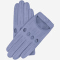 Alessa (sky) - Classic Italian lambskin leather driving gloves