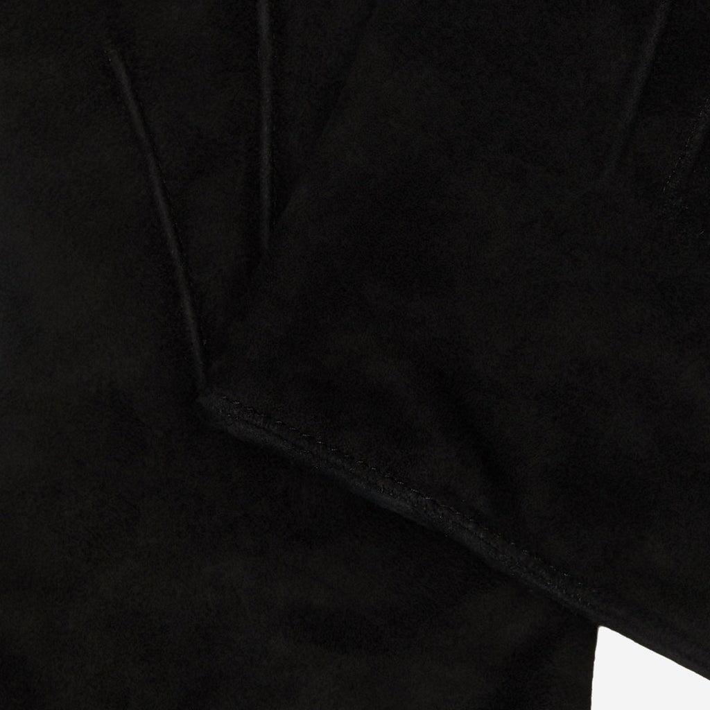 Angelo (black) – Italian suede leather gloves with luxurious cashmere lining