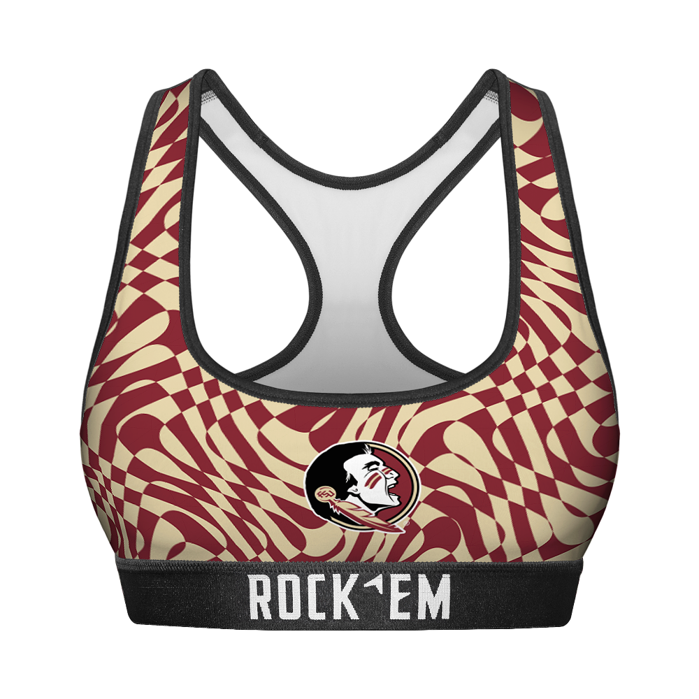 Florida State Seminoles - Wavy Checkers