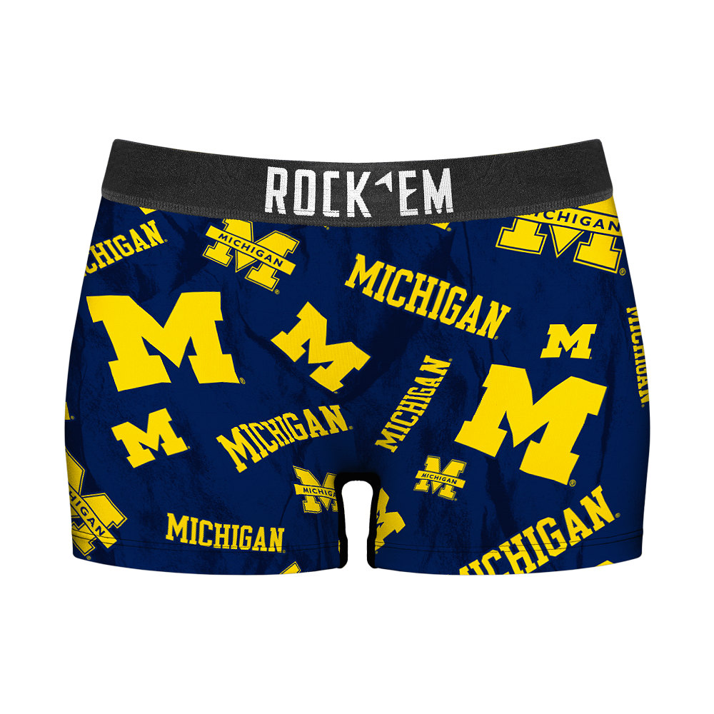 Michigan Wolverines - Logo All-Over