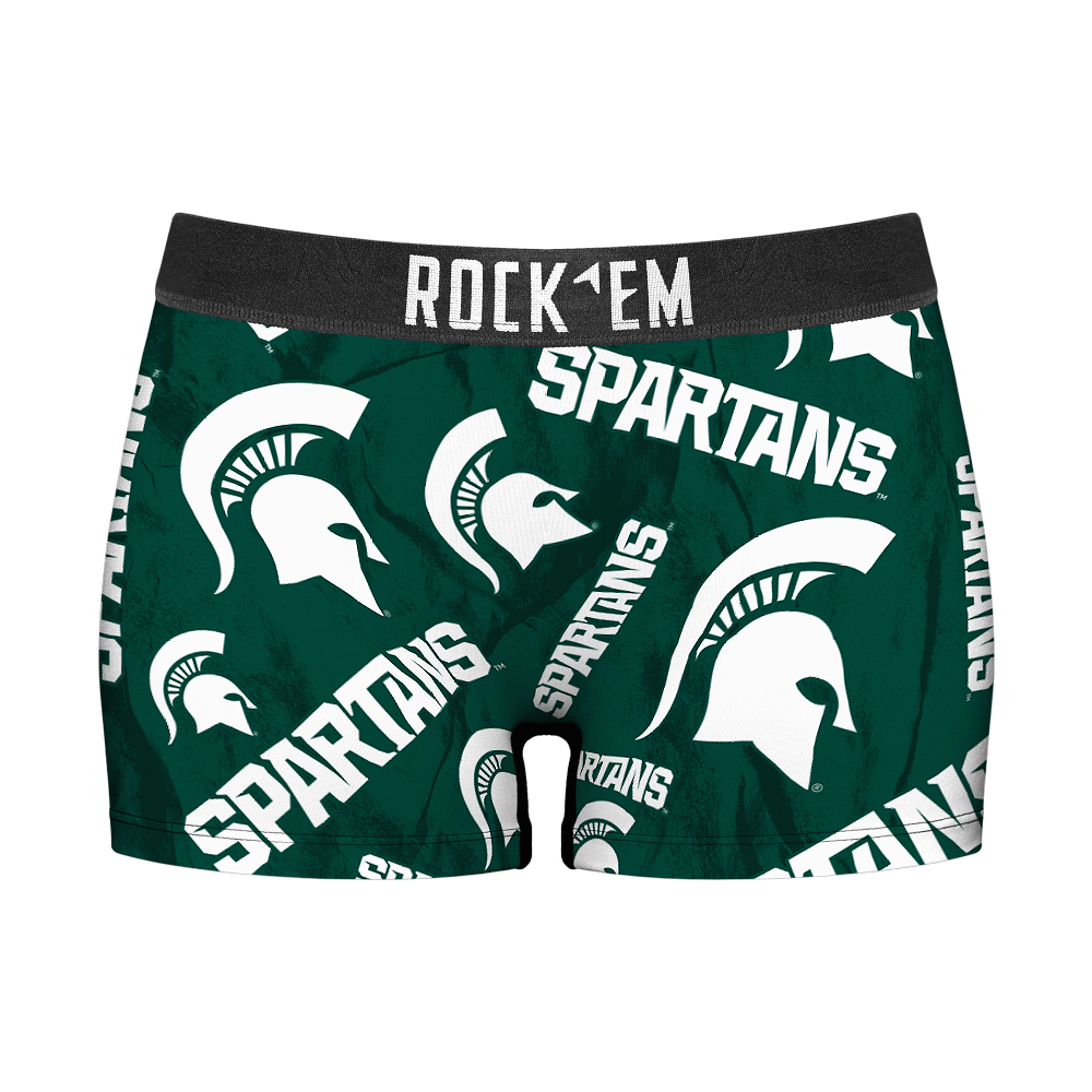 Michigan State Spartans - Logo All-Over
