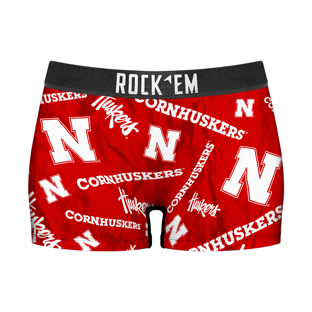 Nebraska Huskers - Logo All-Over