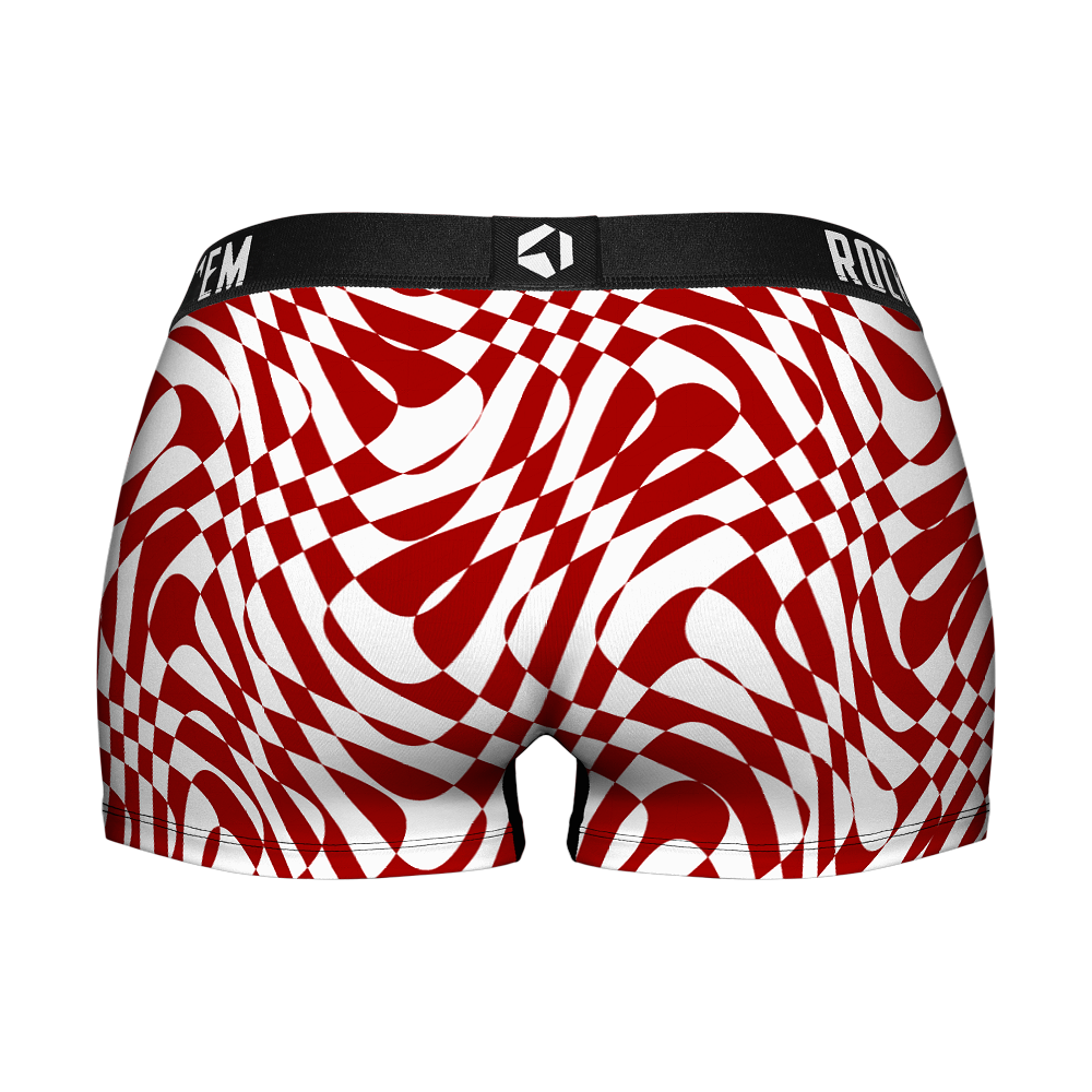 Oklahoma Sooners - Wavy Checkers