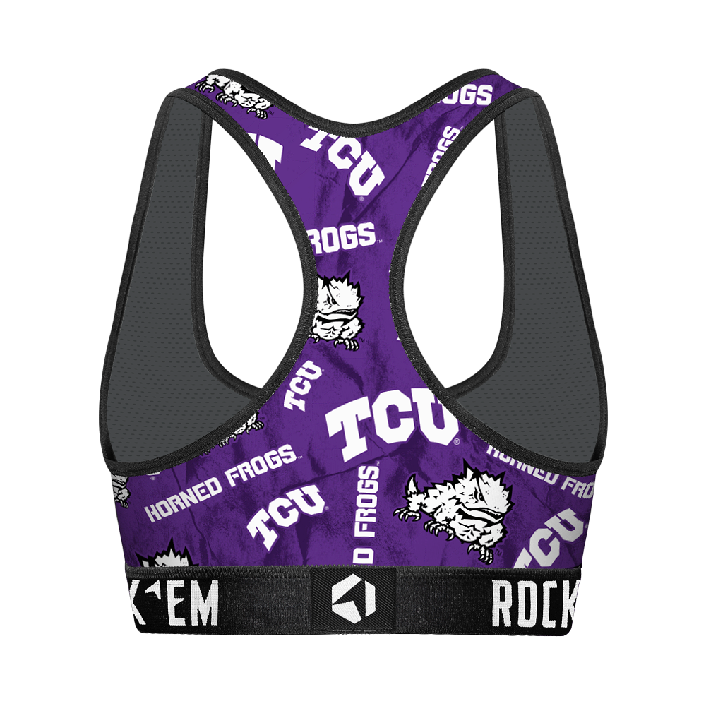 TCU Horned Frogs - Logo All-Over