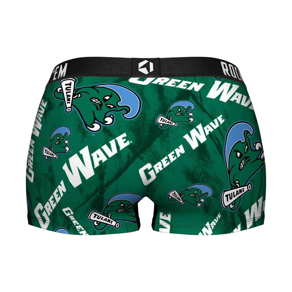 Tulane Green Wave - Logo All-Over