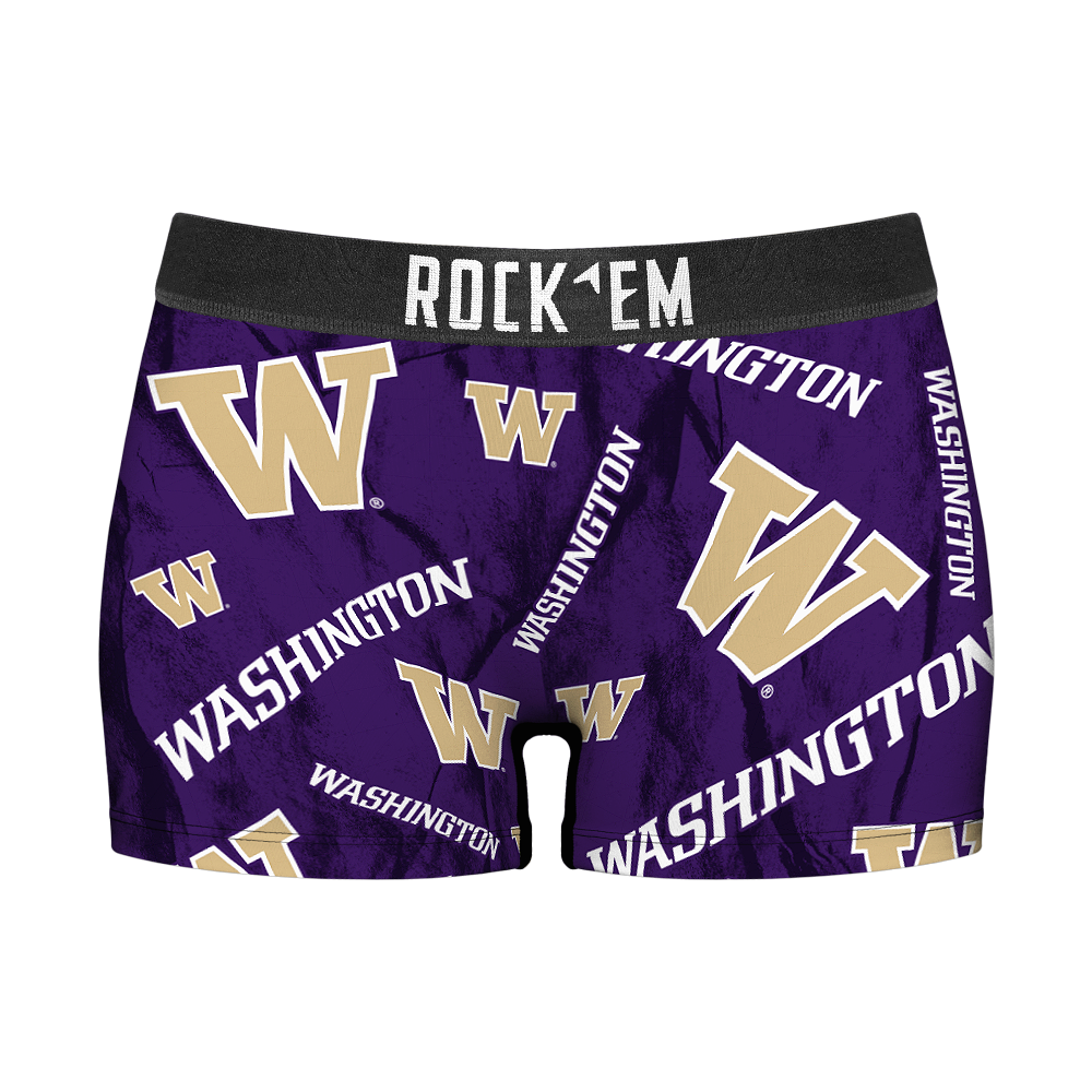 Washington Huskies - Logo All-Over