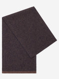 Riccardo (brown & blue) - Italian cashmere scarf with pattern