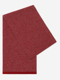Riccardo (red & grey) - Italian 100% cashmere scarf with pattern