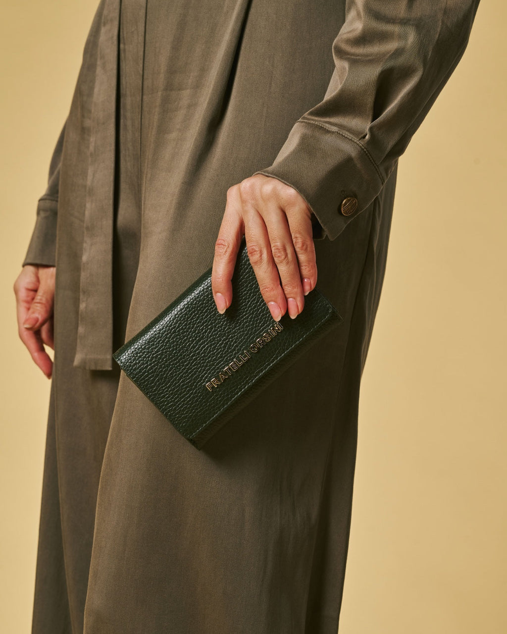 Costanza (green) - Italian calf leather women’s wallet