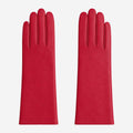 FC04 (deep red) - Women's Italian cashmere lined leather gloves
