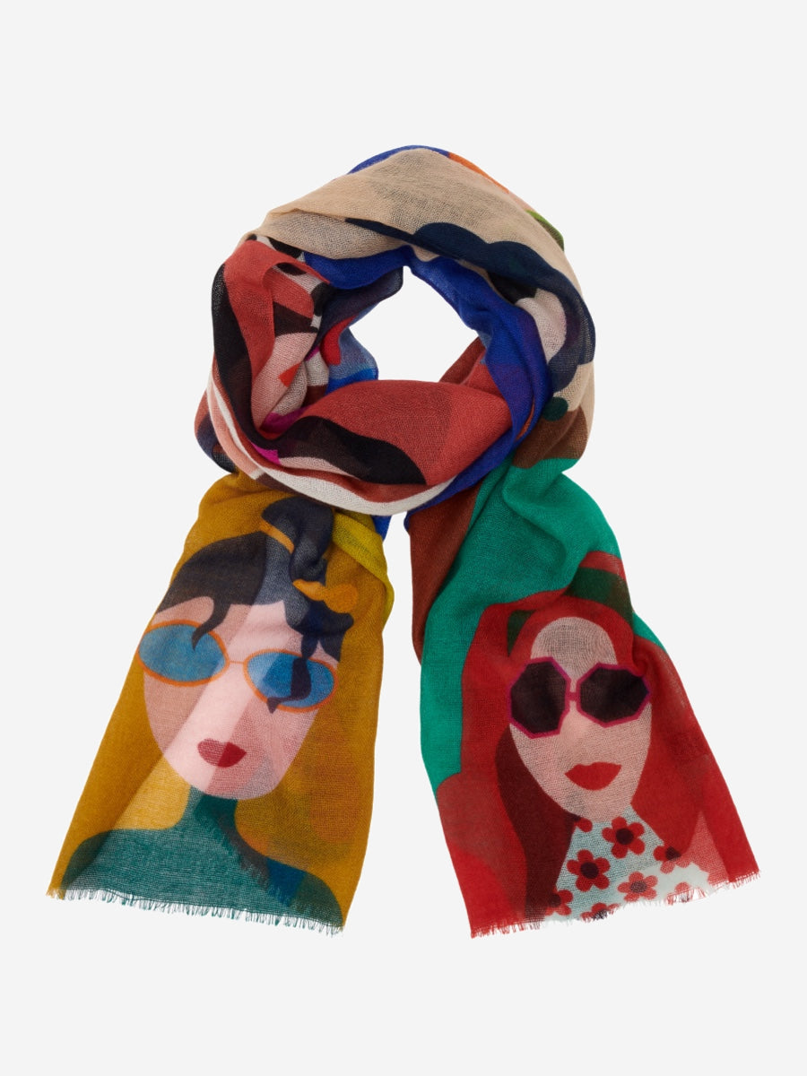 Evelina - Soft and lightweight Italian scarf from premium wool