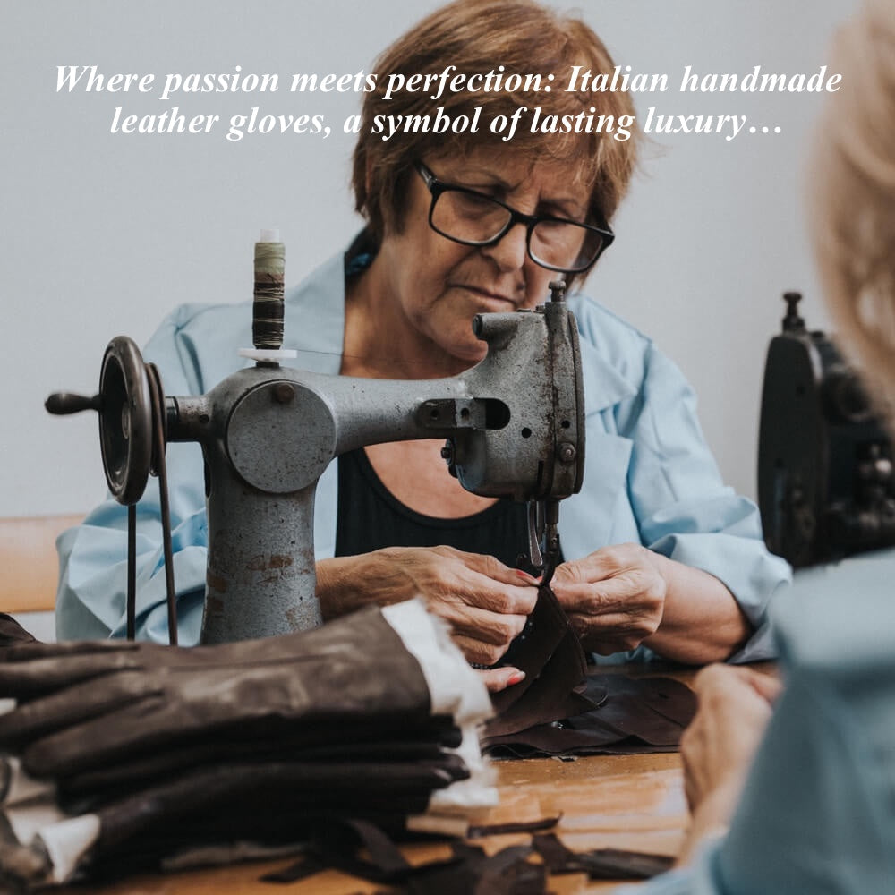 CA3951 (grey) – Men’s Italian suede dress gloves with cashmere lining