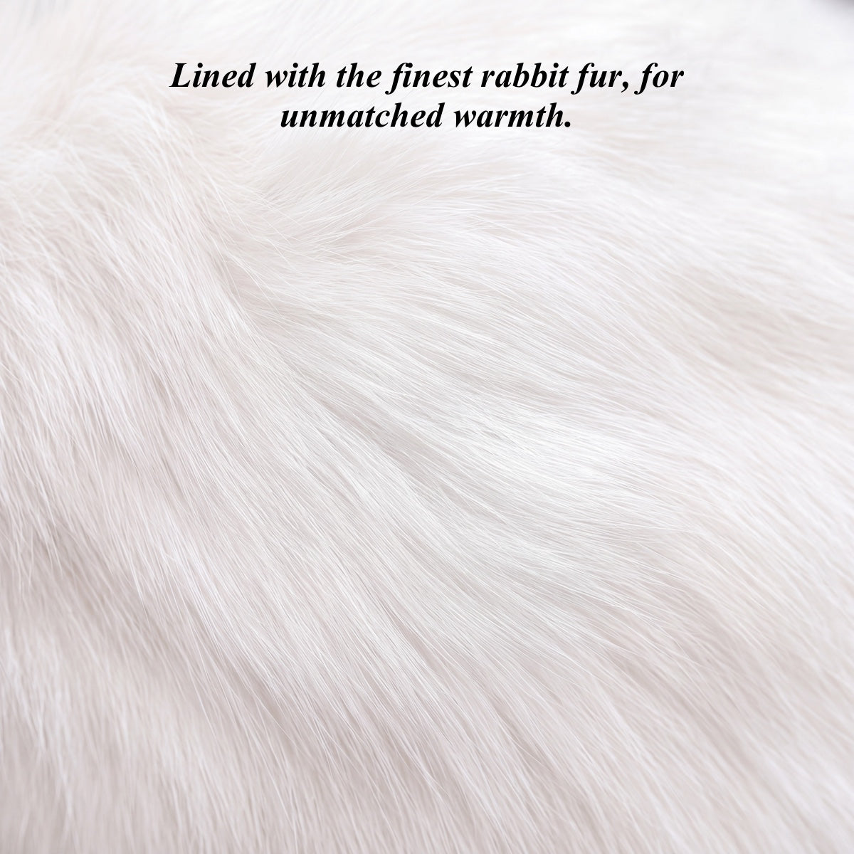 Marco (black) - Italian lambskin leather gloves with white rabbit fur lining