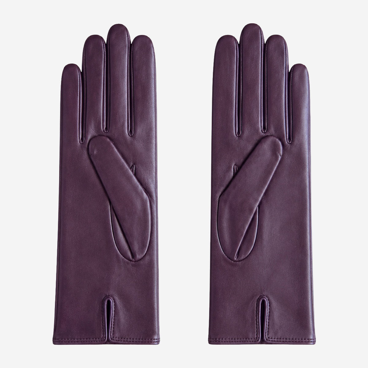 Marcella (brown) - Unlined women’s lambskin leather gloves