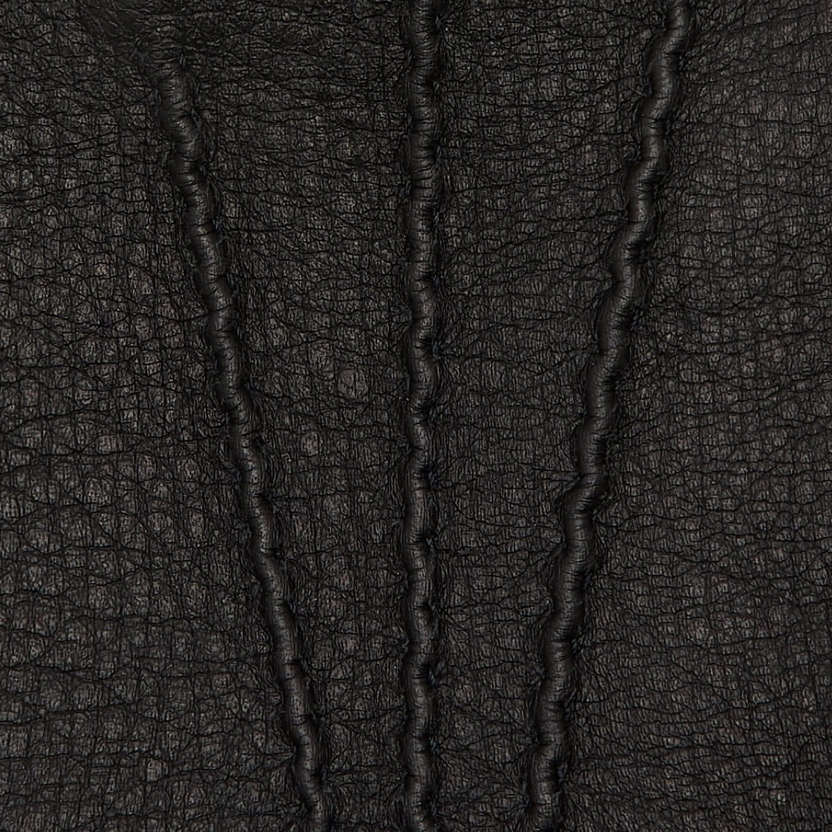 Matteo (black) - Italian gloves made of American deerskin leather with cashmere lining