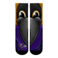 Baltimore Ravens - Split Face Mascot