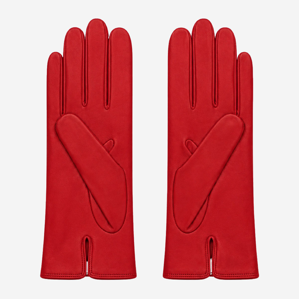 P2666 (red) - Women’s unlined Italian lambskin leather dress gloves