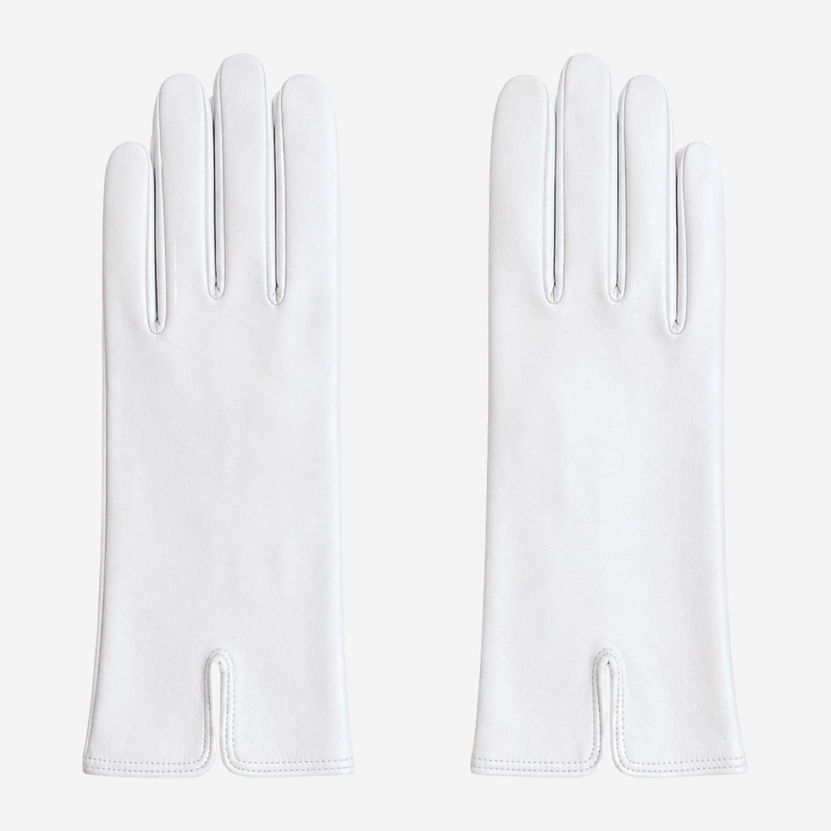 PZ01 (white) – Embroidered unlined Italian lambskin opera gloves