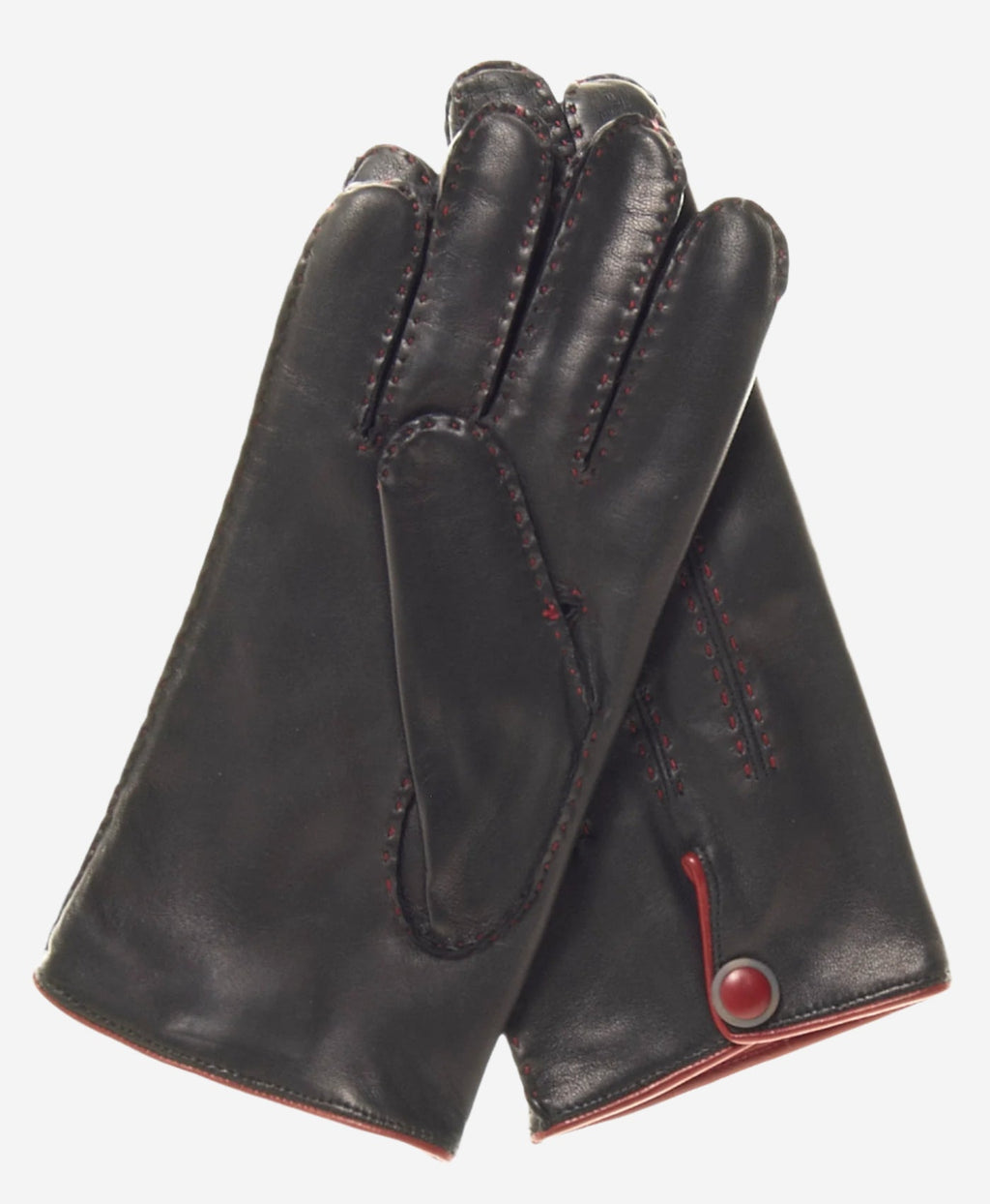 CA3152 (black) - Men's Italian cashmere lined handsewn dress gloves