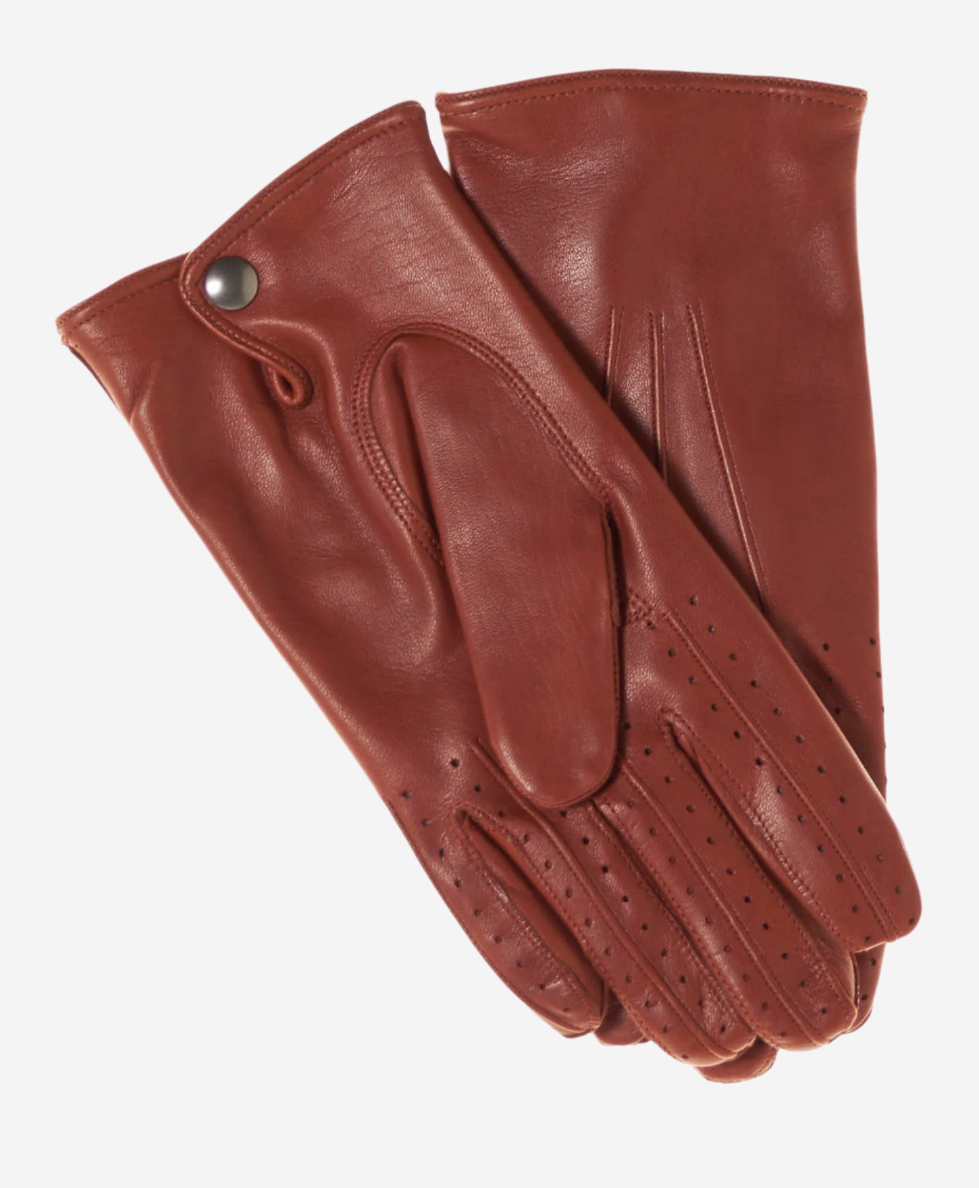 CA3630 (brown) - Men’s Italian lambskin winter driving gloves lined in cashmere