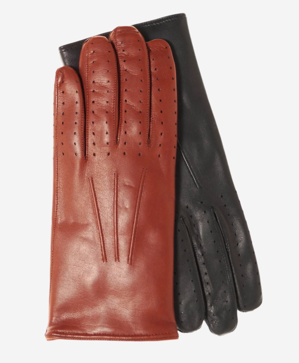 CA3630 (brown) - Men’s Italian lambskin winter driving gloves lined in cashmere