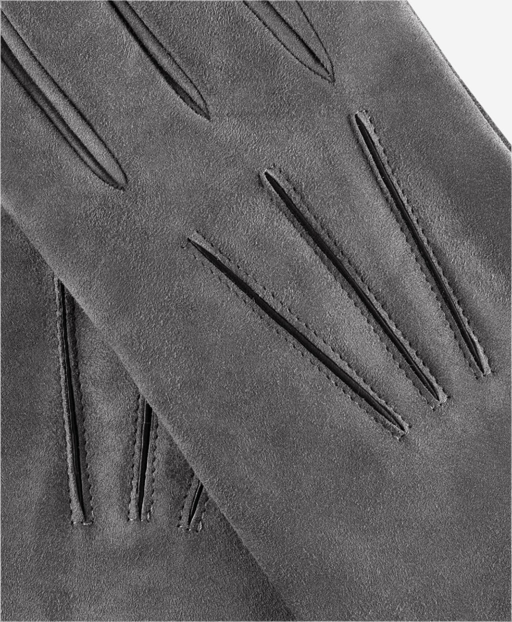 CA3951 (grey) – Men’s Italian suede dress gloves with cashmere lining