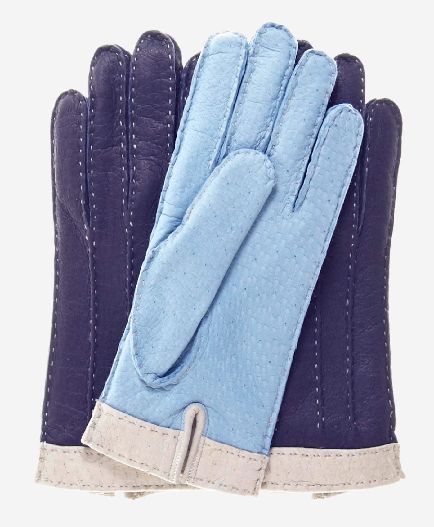 CA4384 (sky) - Women’s Italian peccary gloves with cashmere lining