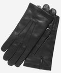 CC3001 (black) - Men's Italian cashmere lined leather gloves