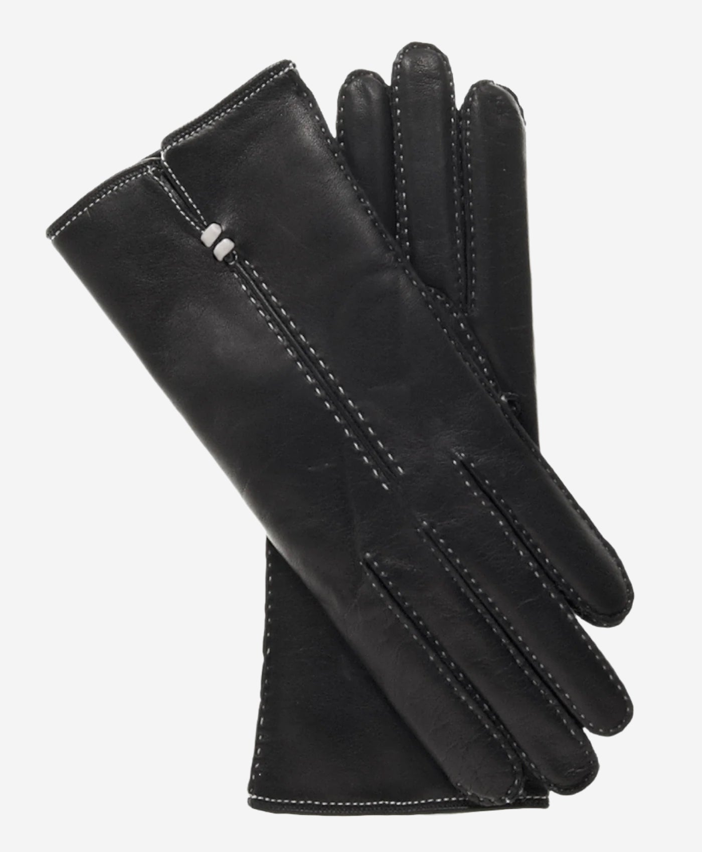 CC4301 (black) - Women’s handsewn Italian cashmere lined leather gloves