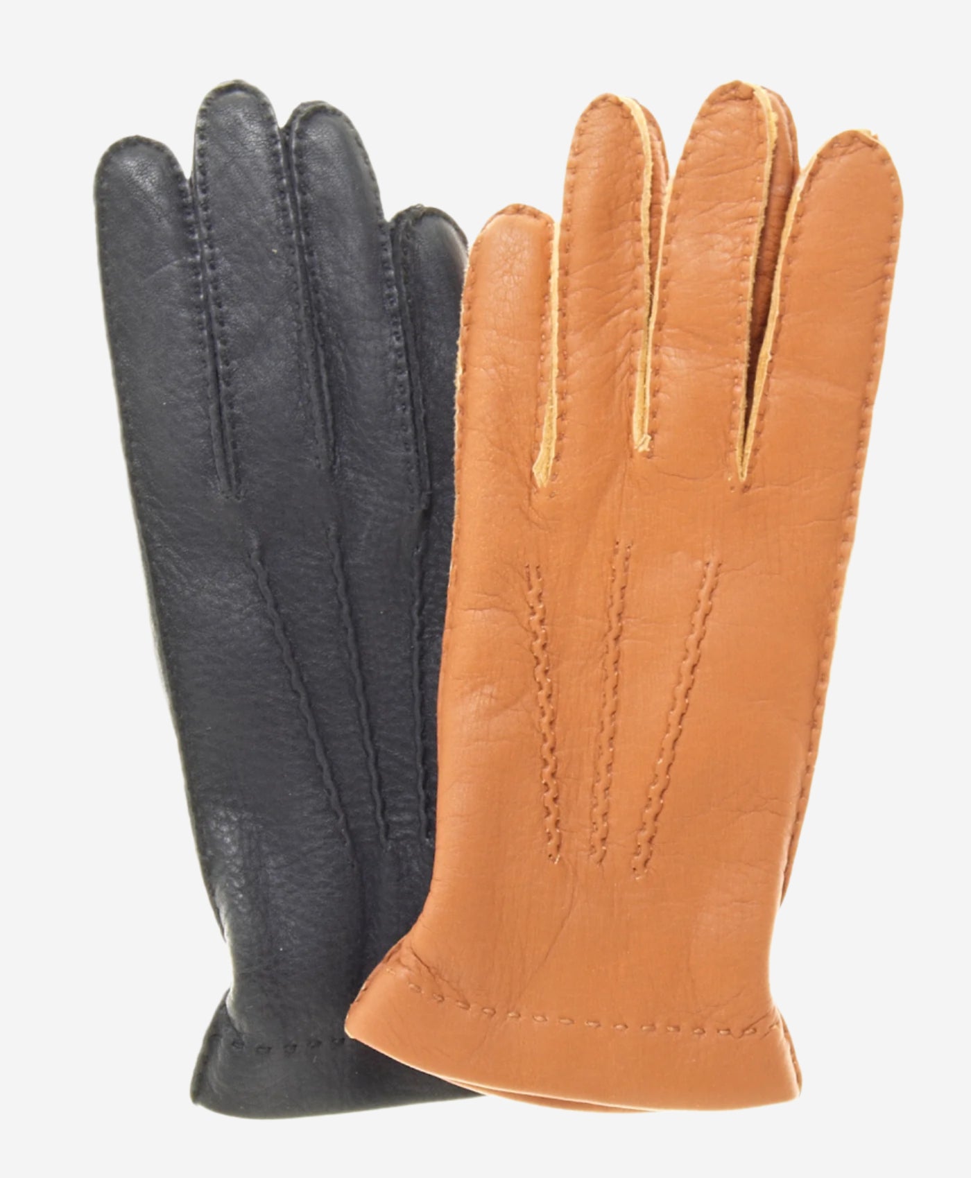 CC4515 (saddle) - Women’s Italian cashmere lined deerskin gloves