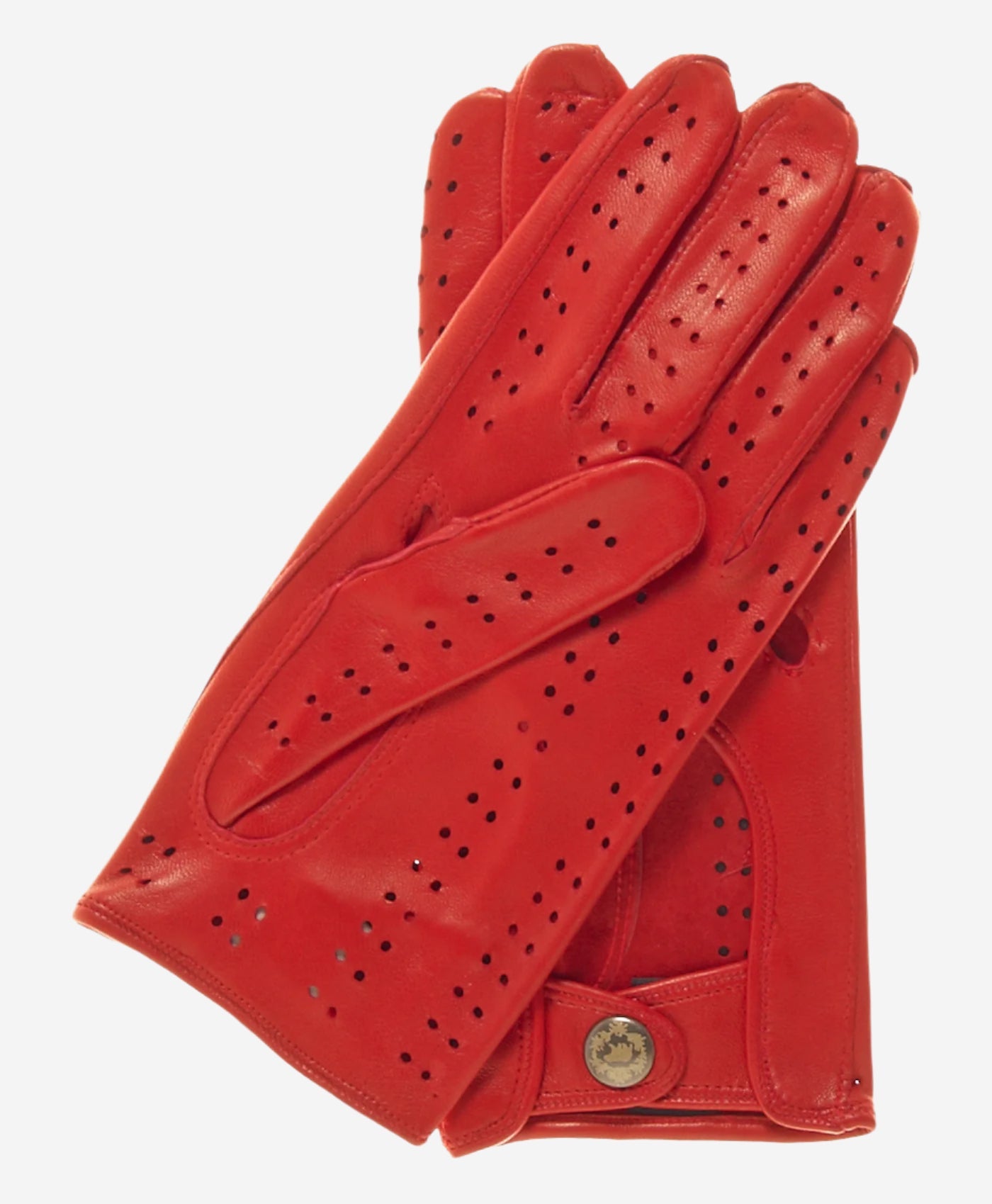 CD4010 (red) - Women’s Italian leather driving gloves
