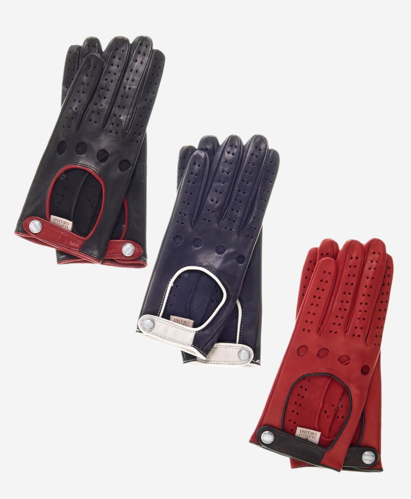 CD4134 (black) - Women's Italian lambskin driving gloves