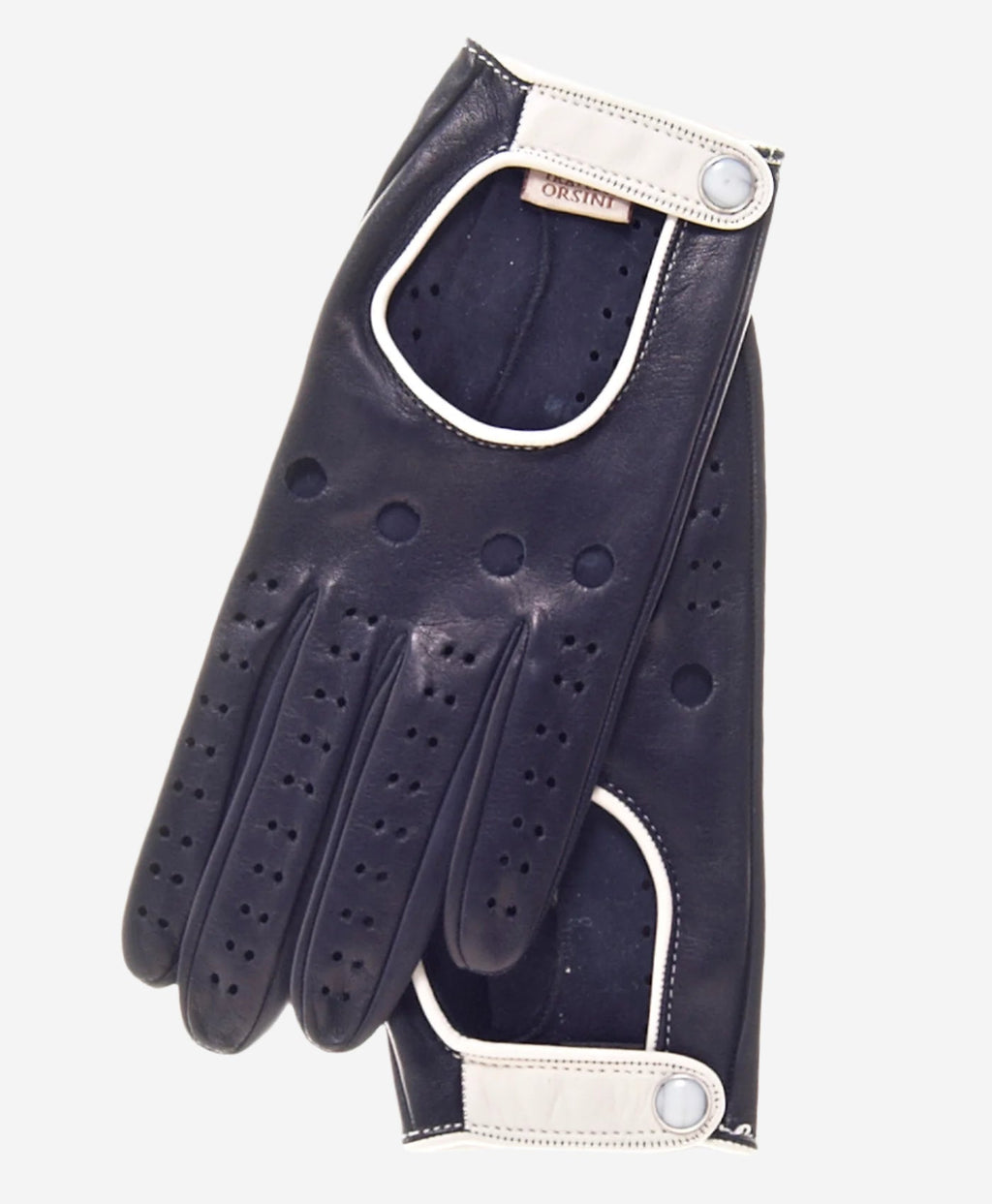 CD4134 (navy) - Women's Italian lambskin driving gloves