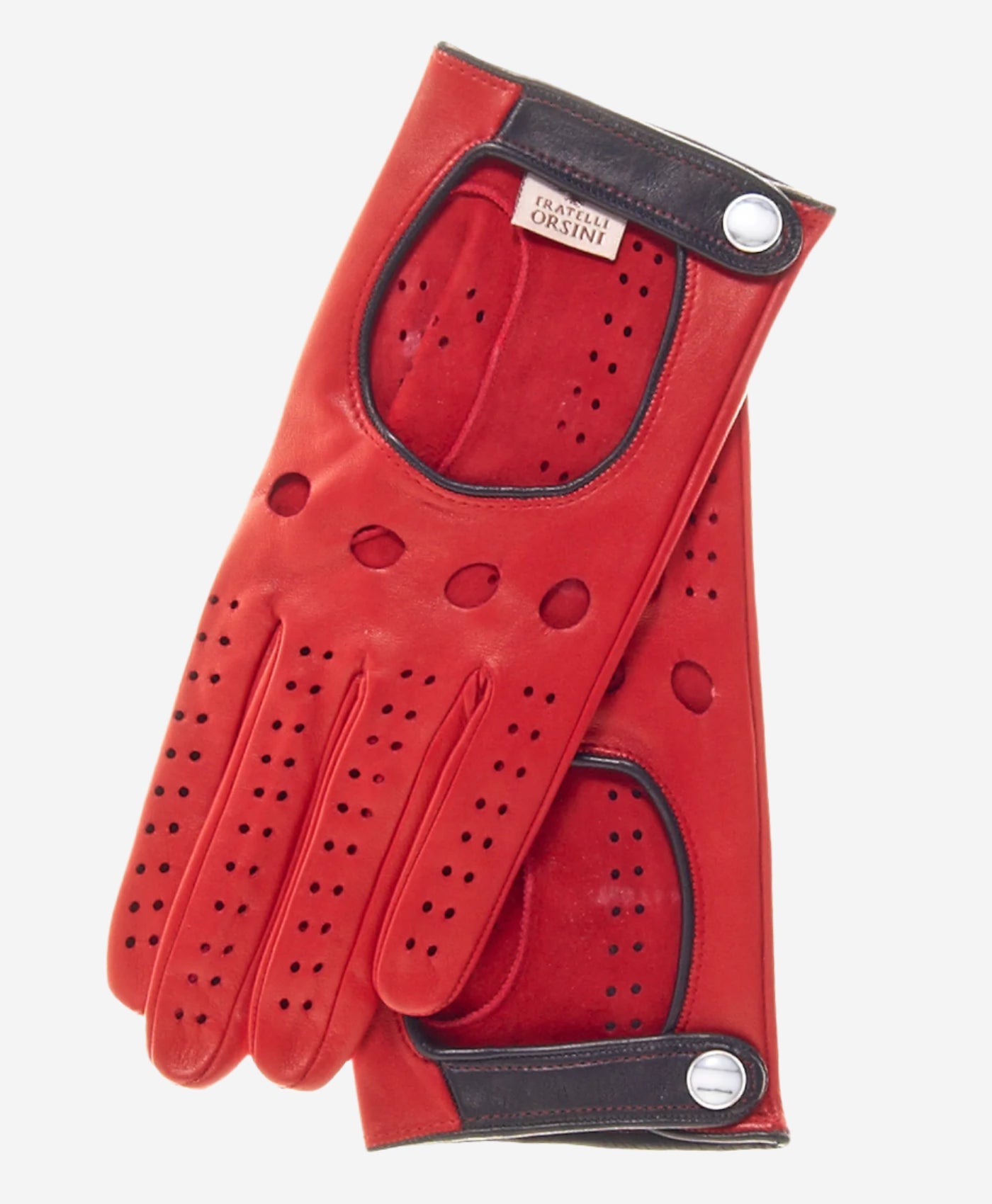 CD4134 (red) - Women's Italian lambskin driving gloves