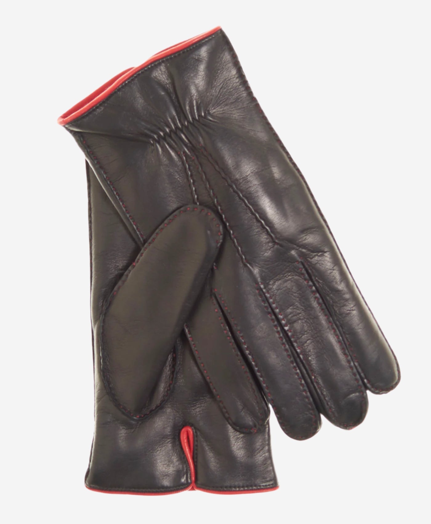 CL3505 (black) - Men’s handsewn Italian lamb shearling winter leather gloves