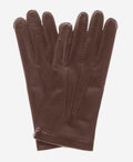 CS1003 (brown) - Men’s Italian handsewn silk lined leather gloves
