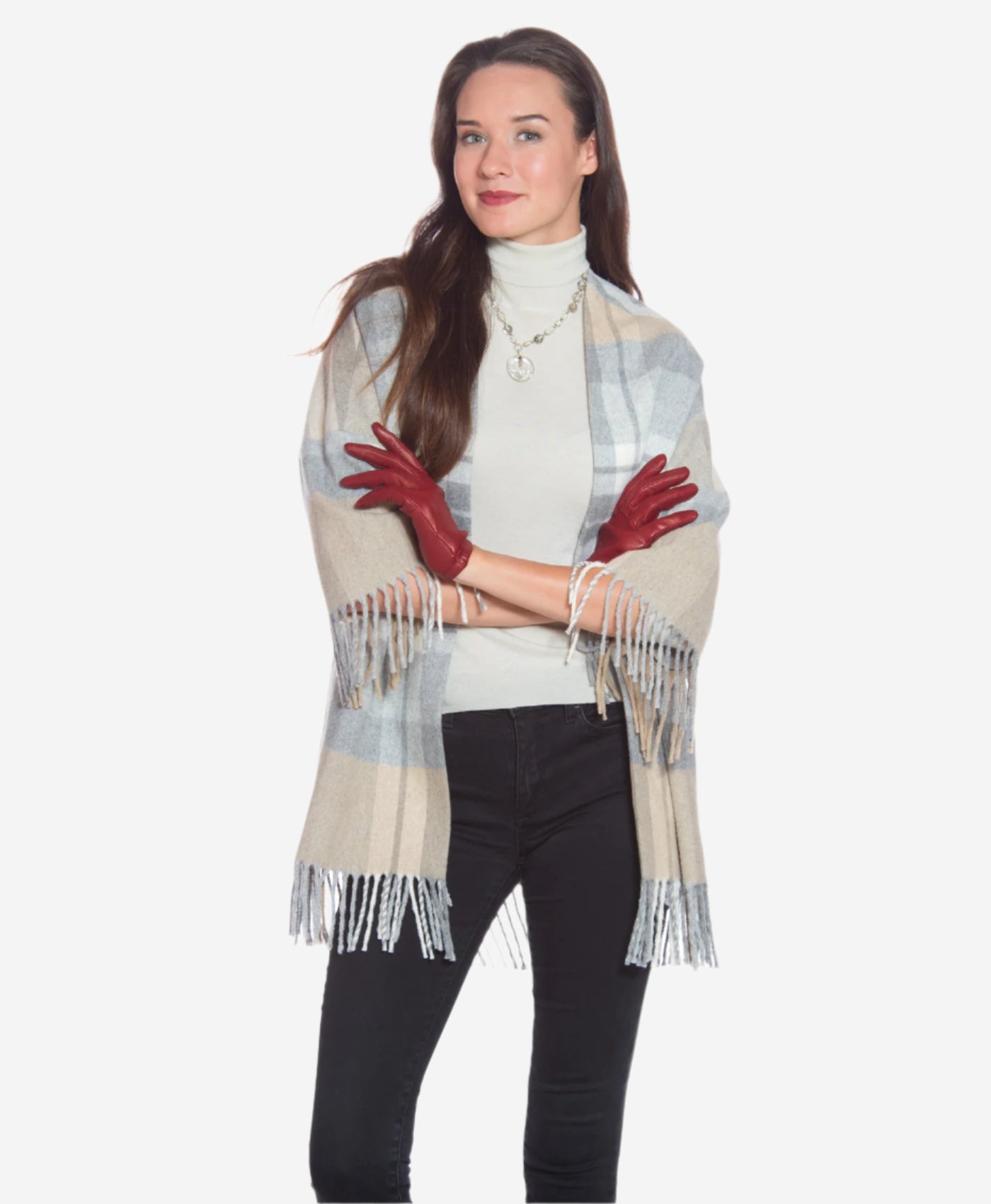 CU4601 (xb) - Women's Unlined Italian Fashion Leather Gloves With Short Wrist