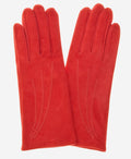 EC4520 (red) - Women's Italian Cashmere Lined Suede Gloves