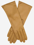 Camilla (camel) - Italian "4 button length" cashmere lined leather gloves