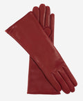 Camilla (claret) - Italian "4 button length" cashmere lined leather gloves