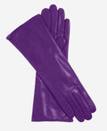 Camilla (grape) - Italian "4 button length" cashmere lined leather gloves