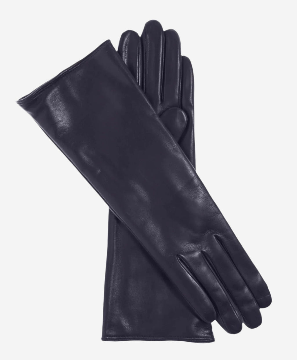 Camilla (navy) - Italian "4 button length" cashmere lined leather gloves