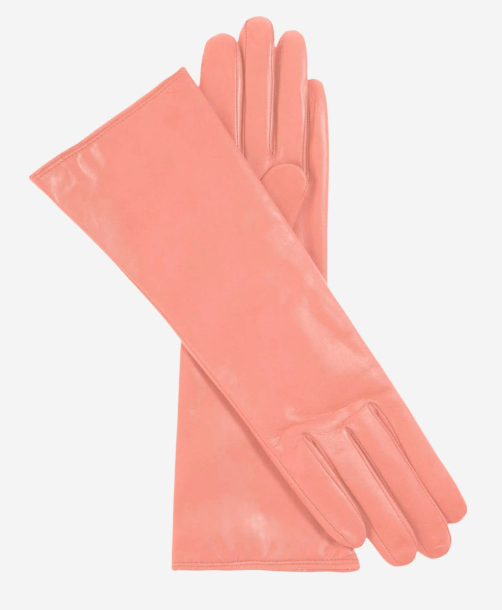 Camilla (pink) - Italian "4 button length" cashmere lined leather gloves