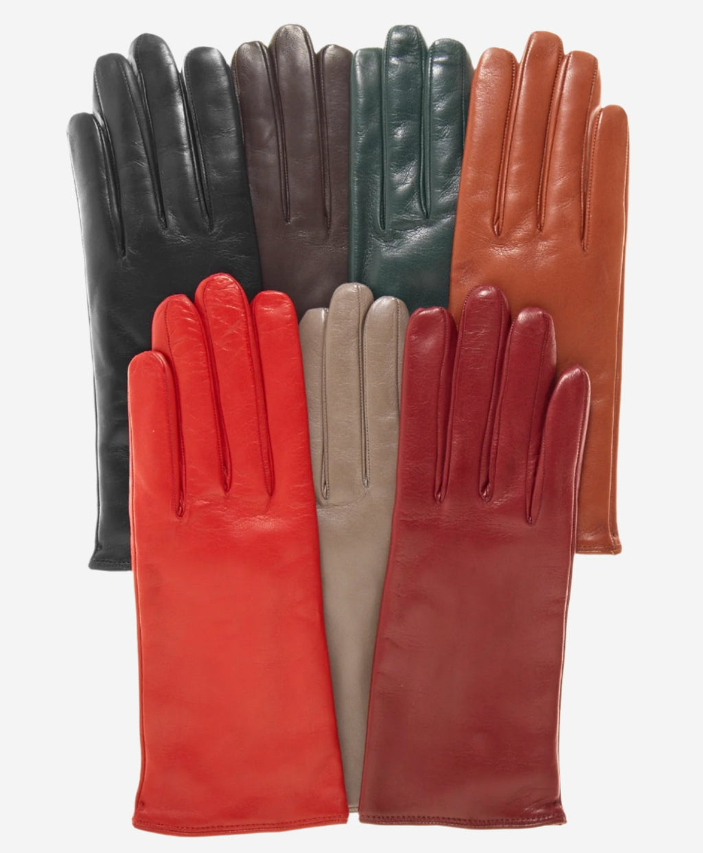 FC04 (black) - Women's Italian Cashmere Lined Leather Gloves