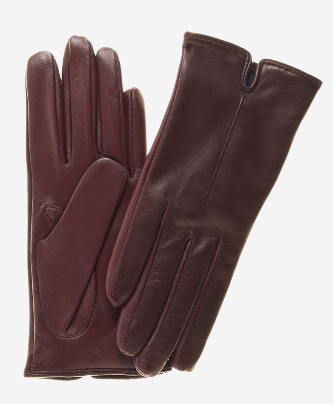 FC34 (xb) - Women's Italian touchscreen cashmere lined leather gloves