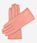 Isabella (pink) - Italian lambskin leather gloves with cashmere lining