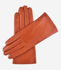 Isabella (terra cotta) - Italian lambskin leather gloves with cashmere lining