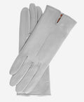Margherita (grey) - Italian lambskin leather gloves with cashmere lining